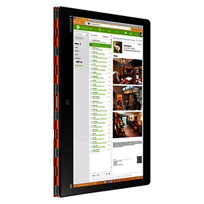 Lenovo YOGA 900 Convertible Laptop, Intel Core i5, 8GB RAM, 256GB SSD, 13  QHD+ Touch Screen Clementine Orange